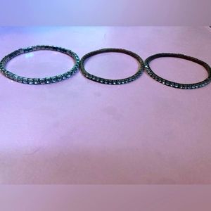 Black and Silver Bracelets